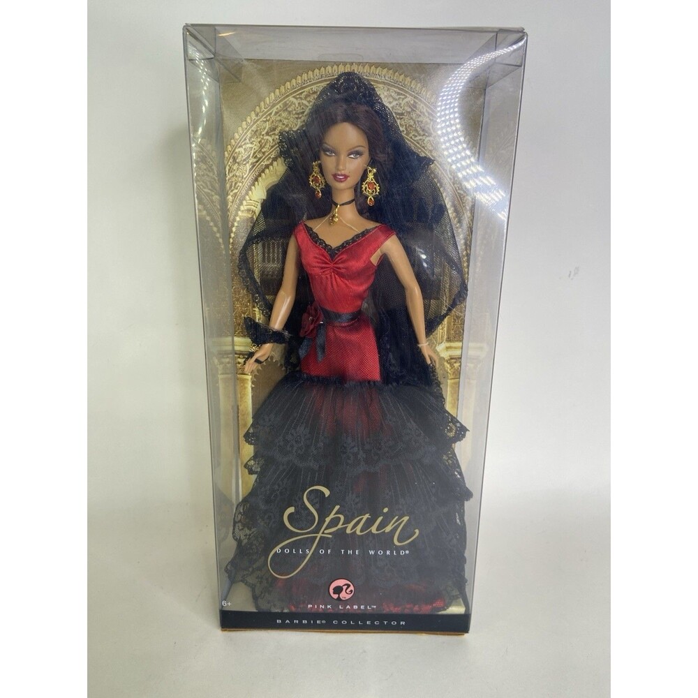 Barbie 2007 Spain Dolls of the World Pink Label Doll NEW In Box